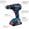 imageBOSCH GXL18V701B25 18V 7Tool Combo Kit with 2In1 BitSocket Impact Driver Hammer DrillDriver Recip Saw Circular Saw Oscillating Tool Angle Grinder LED Worklight ampamp 2 CORE18V 4 Ah Batteries