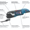 imageBOSCH GXL18V901B25 18V 9Tool Combo Kit 2In1 BitSocket Impact Driver Hammer DrillDriver Recip Saw Circ Saw Oscillating Tool Angle Grinder Vacuum Worklight 2 CORE18V 4 Ah Batteries