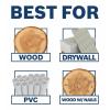 imageBOSCH OSL114F3 3Pack 114 In Starlock Oscillating Multi Tool All Purpose BiMetal Plunge Cut Blades for Applications in Wood Wood with Nails Drywall PVC Metal Nails and Staples34 In