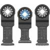 imageBOSCH OSL005C 5Piece Starlock Oscillating Multi Tool Assorted Set Blades for Mixed Applications in Metal Wood and Other General Purpose Materials with Included Case3Piece Set