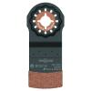 imageBOSCH OSL234HG 1Piece 234 in x 18 in Starlock Oscillating Multi Tool Grout ampamp Abrasive Carbide Grit Hybrid Grout Blade for Grinding ampamp Rasping Applications114 In