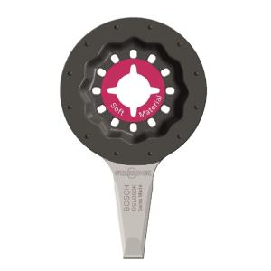 imageBOSCH OSL214K 1Piece 214 in Starlock Oscillating Multi Tool Soft Materials BiMetal Caulk Knife Blade for Removing Caulk and Sealants12 In