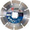 imageBOSCH DBX4543S 412 in XLock Continuous Rim Diamond Blade Compatible with 78 in Arbor for Application in Ceramic Tile Slate412 In