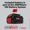 imageBOSCH GWX18V50PCN 18V XLOCK EC Brushless ConnectedReady 412 In  5 In Angle Grinder with No LockOn Paddle Switch Bare ToolKit with Battery