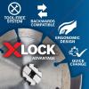 imageBOSCH GWX27LM450 412 In x 14 In XLOCK Metal Grinding Abrasive Wheel 30 Grit Compatible with 78 In Arbor Type 27 for Applications in Metal GrindingAluminum Grinding