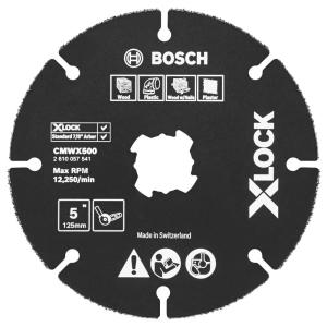 imageBOSCH CMWX450 412 In XLOCK Carbide MultiWheel Compatible with 78 In Arbor for Applications in Cutting Wood Wood with Nails Plastic Plaster5 In