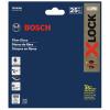 imageBOSCH FBX624 25Pack 6 In XLOCK Coarse Grit Abrasive Fiber Discs 24 Grit Compatible with 78 In Arbor for Applications in Metal Surface Finishing Weld Blending Rust Removal6 In Pack of 2