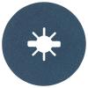 imageBOSCH FBX624 25Pack 6 In XLOCK Coarse Grit Abrasive Fiber Discs 24 Grit Compatible with 78 In Arbor for Applications in Metal Surface Finishing Weld Blending Rust Removal5 In