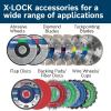 imageBOSCH MGX0600 6 In XLOCK Backing Pad with XLOCK Clip  Medium Hardness Use with Fiber Discs for Applications in Metal Surface Finishing Weld Blending Rust Removal