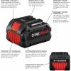 imageBosch GBA18V602PK 18V CORE18V LithiumIon 6 Ah High Power Battery 2Pack1Pack w Turbo Charger