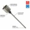 imageBOSCH HC8526 258 in x 22 in SDSMax Rotary Hammer Core Bit Ideal for Applications in Concrete4 In Diameter