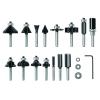 imageBOSCH RBS006SBS 6Piece Universally Compatible Accessory CarbideTipped Groove Cutter Router Bit Assorted Set15Piece