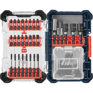 imageBOSCH SDMSD45 45Piece Driven Impact Tough Screwdriving Custom Case Assorted Set with Included Storage Case