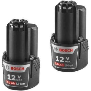 imageBosch BAT4142PK 12V Max Lithium Ion 2 Ah Battery 2Pack