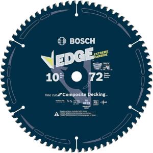 imageBosch DCB1072CD 10 In 72 Tooth Edge Circular Saw Blade for Composite Decking