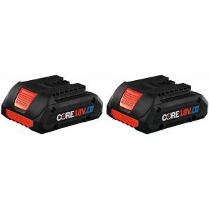 imageBosch GBA18V402PK 18V CORE18V LithiumIon 4 Ah Advanced Power Battery 2Pack
