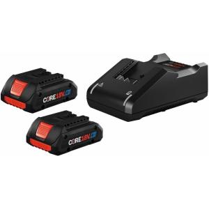 imageBosch GXS18V11N25 18V Starter Kit with 2 CORE18V 4 Ah Advanced Power Batteries and 1 18V Standard Battery Charger