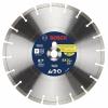 imageBOSCH DB1441E 14 in Xtreme Segmented Rim Diamond Blade with 1 in Arbor for Fast Cut WetDry Cutting Applications in Reinforced Concrete Brick Stone12 In