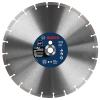 imageBOSCH DB1441E 14 in Xtreme Segmented Rim Diamond Blade with 1 in Arbor for Fast Cut WetDry Cutting Applications in Reinforced Concrete Brick Stone14 In
