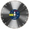 imageBOSCH DB1441E 14 in Xtreme Segmented Rim Diamond Blade with 1 in Arbor for Fast Cut WetDry Cutting Applications in Reinforced Concrete Brick Stone14 In