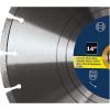 imageBOSCH DB1441E 14 in Xtreme Segmented Rim Diamond Blade with 1 in Arbor for Fast Cut WetDry Cutting Applications in Reinforced Concrete Brick Stone14 In
