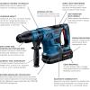 imageBOSCH GBH18V36CN PROFACTOR 18V Hitman ConnectedReady SDSmax 1916 In Rotary Hammer Bare Toolw 2 18V 8 Ah Batteries