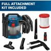 imageBosch GAS18V3N 18 V 26Gallon WetDry Vacuum Cleaner with HEPA Filter Bare Tool