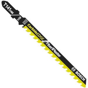 imageBosch T118EHM3 3Piece 314 In 14 TPI Special for Stainless Steel TShank Jig Saw BladesFiber and Plaster