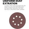 imageBosch SR6R060 5Piece 60 Grit 6 in 6 Hole HookandLoop Sanding Discs