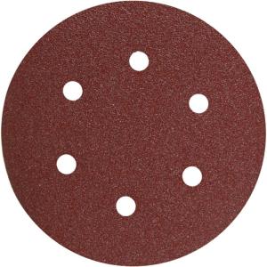 imageBosch SR6R060 5Piece 60 Grit 6 in 6 Hole HookandLoop Sanding Discs