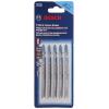 imageBosch T127D 5Piece 4 In 8 TPI Special for Aluminum TShank Jig Saw BladesFast Cuts  Long Life for Metal