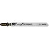 imageBOSCH T113A3 3Pack 4 In Knife Edge TShank Jig Saw Blades Ideal for Applications in Soft Materials Cardboard Leather Carpeting Polystyrene