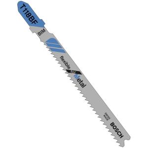 imageBosch T127D 5Piece 4 In 8 TPI Special for Aluminum TShank Jig Saw BladesFlexible Cuts for Metal
