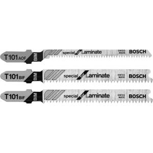 imageBosch TShank Jig Saw Blade Set T503 3 Pieces 314 1420 TPI For Laminate Flooring And Hardwood