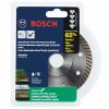 imageBOSCH DB442C 4 in Premium Turbo Rim Diamond Blade with 58 in 78 in Arbor for Smooth Cut WetDry Cutting Applications in Concrete Masonry412 In