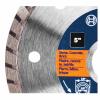 imageBOSCH DB442C 4 in Premium Turbo Rim Diamond Blade with 58 in 78 in Arbor for Smooth Cut WetDry Cutting Applications in Concrete Masonry5 In