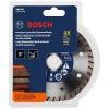 imageBOSCH DB442C 4 in Premium Turbo Rim Diamond Blade with 58 in 78 in Arbor for Smooth Cut WetDry Cutting Applications in Concrete Masonry5 In