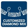 imageBOSCH DB742C 7 In Premium Turbo Rim Diamond Blade with 78 In Diamond Arbor Knockout for Smooth Cut WetDry Cutting Applications in Concrete Masonry7 In