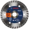 imageBOSCH DB742C 7 In Premium Turbo Rim Diamond Blade with 78 In Diamond Arbor Knockout for Smooth Cut WetDry Cutting Applications in Concrete Masonry4 In