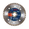 imageBOSCH DB742C 7 In Premium Turbo Rim Diamond Blade with 78 In Diamond Arbor Knockout for Smooth Cut WetDry Cutting Applications in Concrete Masonry412 In