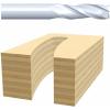 imageBosch 85903M 14 in x 1 in Solid Carbide 2Flute Downcut Spiral Bit