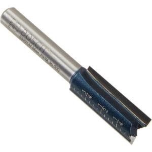 imageBosch 85225MC 38 in Carbide Tipped Double Flute Straight Router Bit