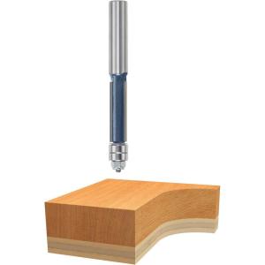 imageBosch 85602M 12 in x 112 in Carbide Tipped 3Flute Templet Trim Bit