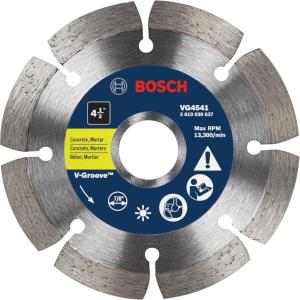 imageBosch VG4541 412Inch x 78Inch Segmented Rim VGroove Diamond Blade for General Purpose