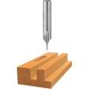imageBosch 85091 High Speed Steel Single Flute Straight Bit 116quot116Inch