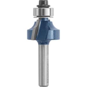imageBosch 85293MC 78Inch Diameter 3164Inch Cut Carbide Tipped Roundover Router Bit 14Inch Shank With Ball Bearing