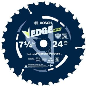 imageBosch DCB724B25 714 In 24 Tooth Edge Circular Saw Blades for Framing 1Piece1 Count Pack of 1