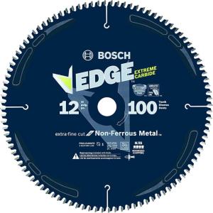 imageBosch PRO12100NFB 12 In 100 Tooth Edge NonFerrous MetalCutting Circular Saw Blade12 Diameter