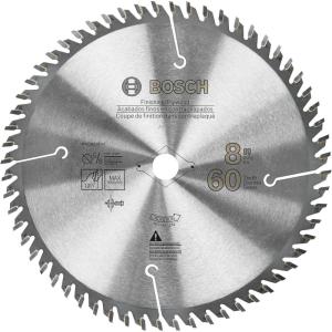 imageBosch PRO860FIN 8 In 60 Tooth Plywood and Finishing Circular Saw Blade