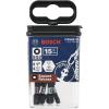 imageBOSCH ITDSQ2115 15 Count Pack of 1 1 in Driven Square 2 Impact Tough Screwdriving Insert Bits